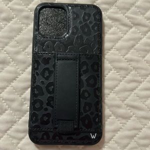 Walli Case, iPhone 12/12 Pro, black leopard, excellent condition